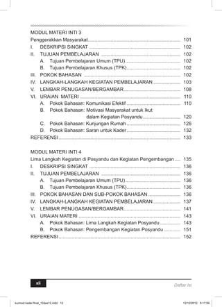 xii Daftar Isi 
kurmod kader final_12des12.indd 12 12/12/2012 5:17:59 
 
