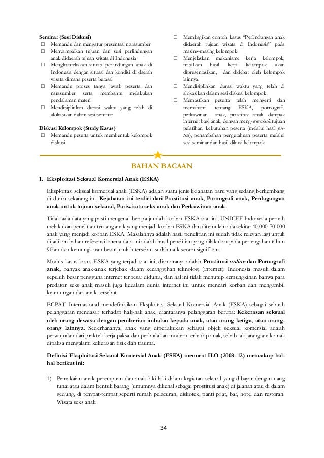 Modul Pelatihan Perlindungan Anak dari Kekerasan dan 
