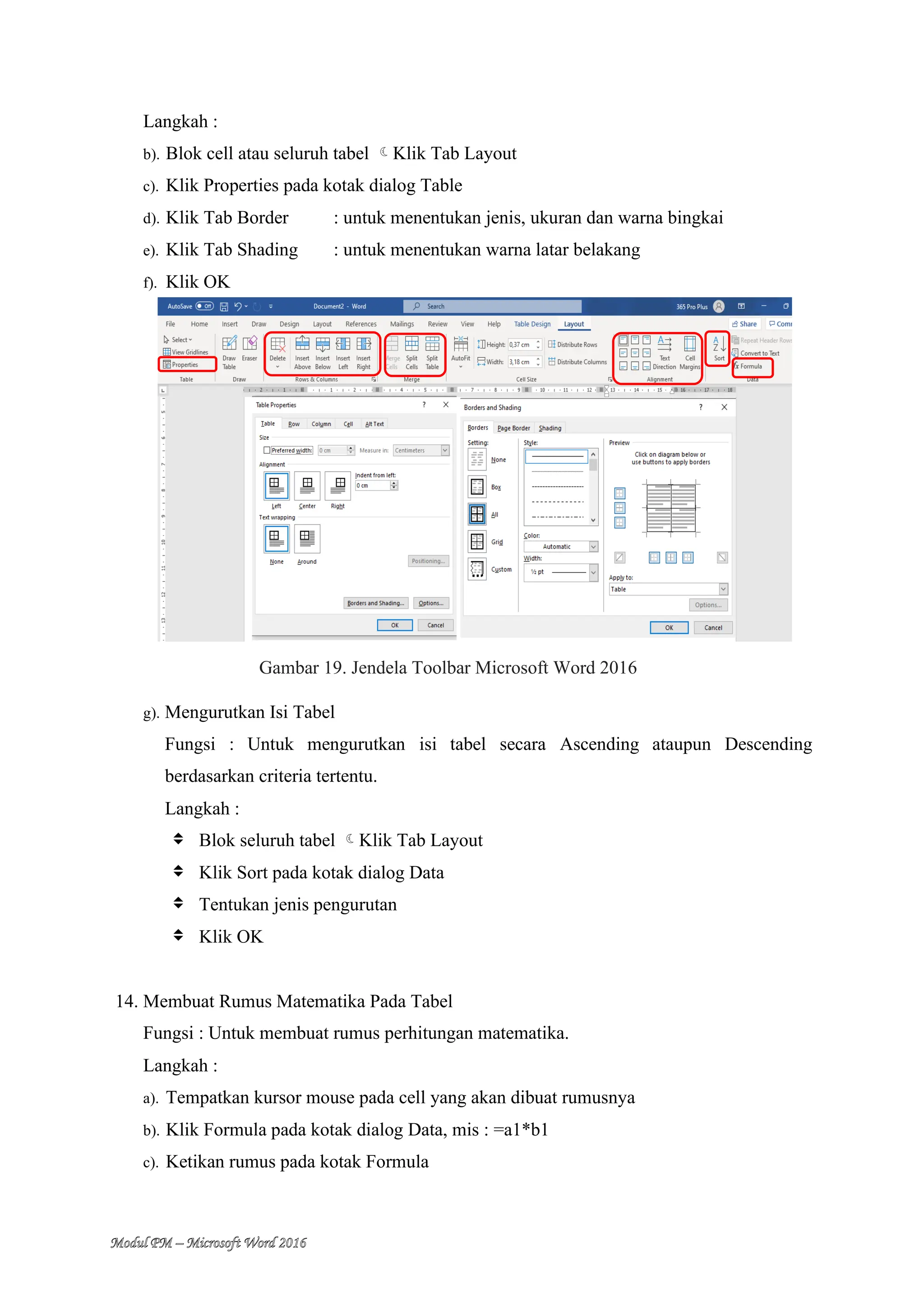 modul pelatihan word untuk pemula, mempelajari word | PDF