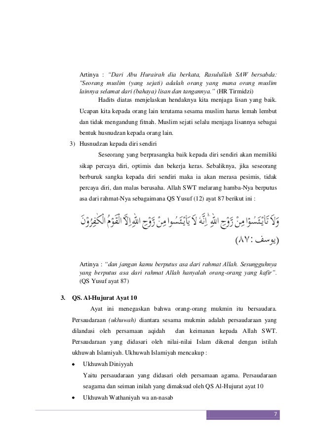 Modul Pembelajaran Pai Kelas X