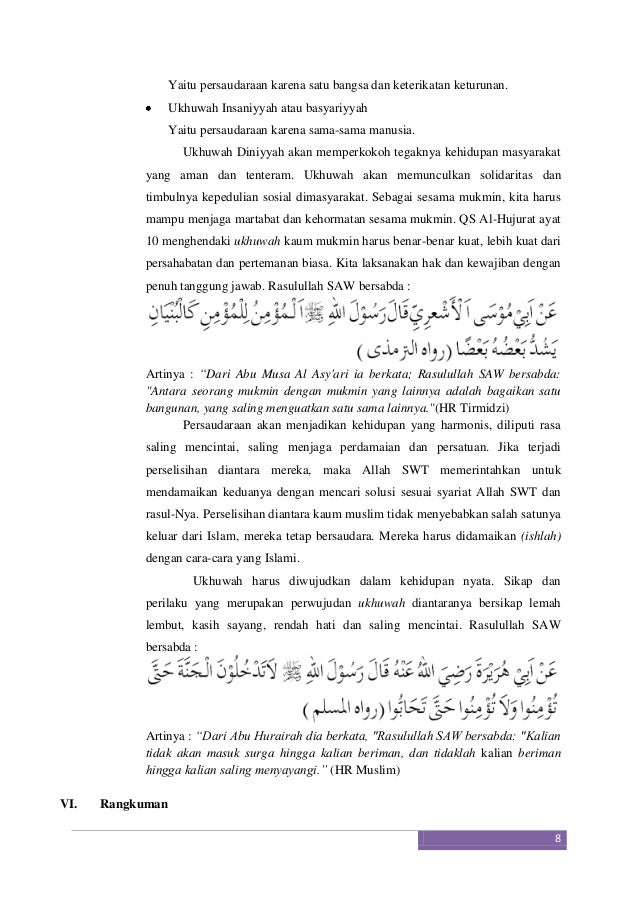 Modul pembelajaran pai kelas x