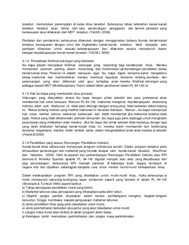 Modul Pendidikan Khas