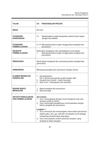Modul Pengajaran Rbt Tahun 4 Terbaru Dskp