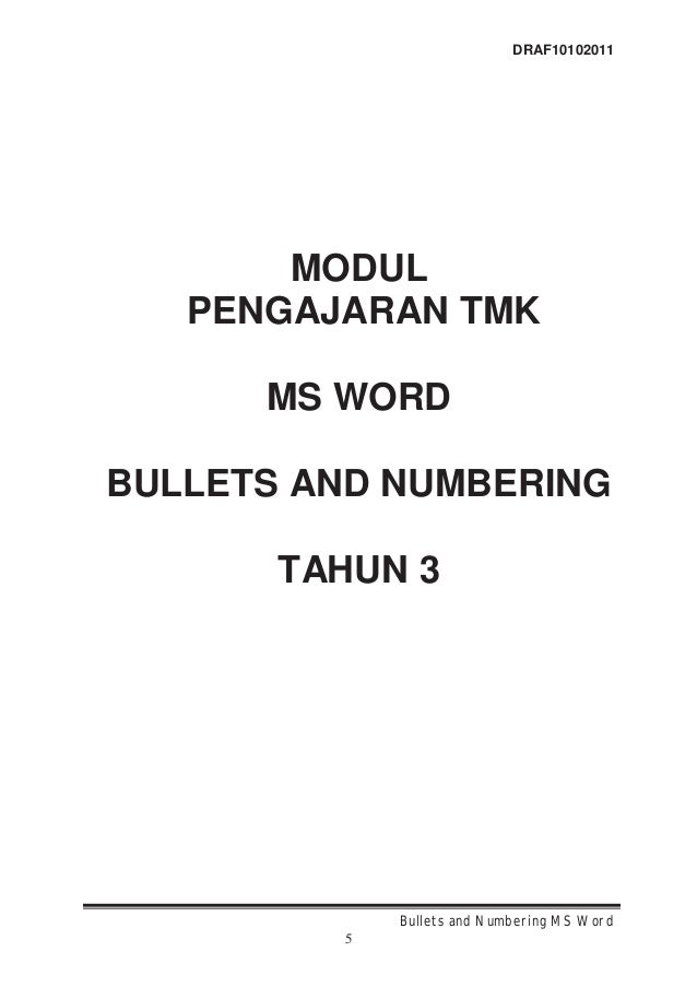 Modul pengajaran tmk tahun 3 sk