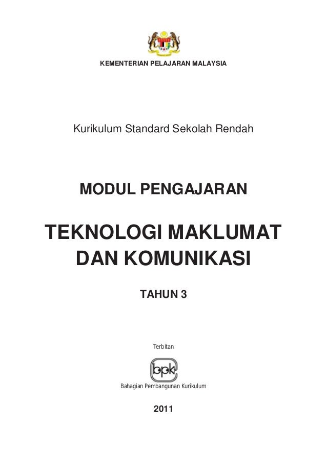 Modul pengajaran tmk tahun 3 sk