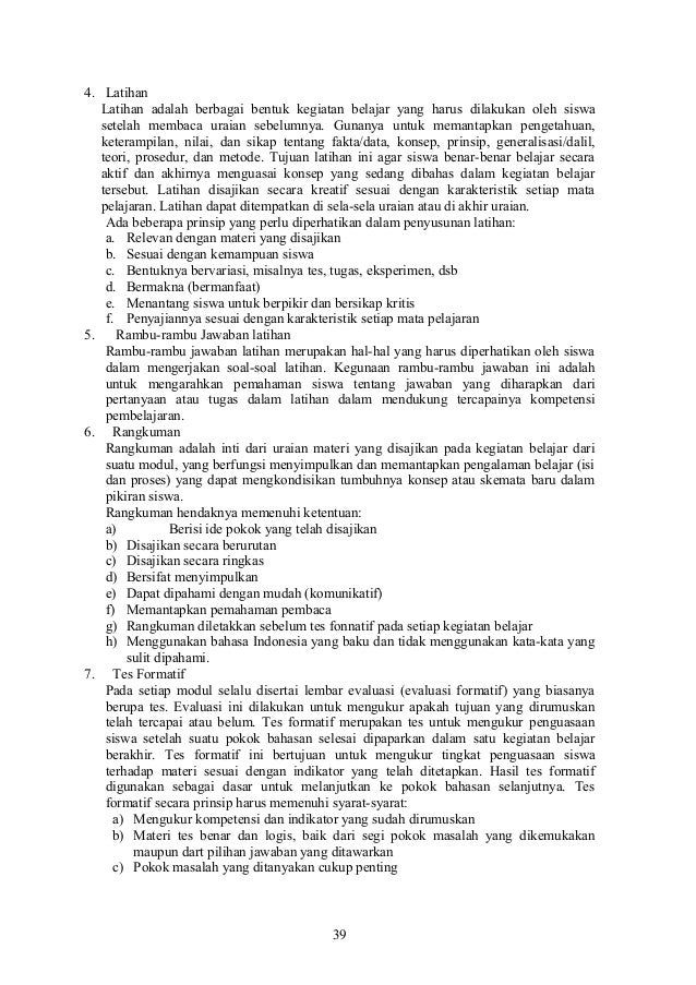Modul Pengembangan Bahan Ajar