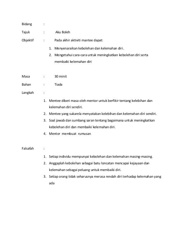 Modul penuh mentor mentee Modul penuh mentor mentee