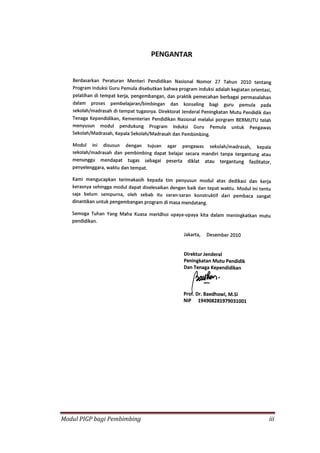 Modul PIGP bagi Pembimbing iii
 