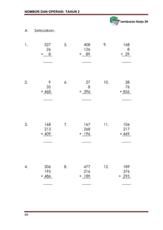 Modul Pn P Matematik Nombor Dan Operasi Thn 2a