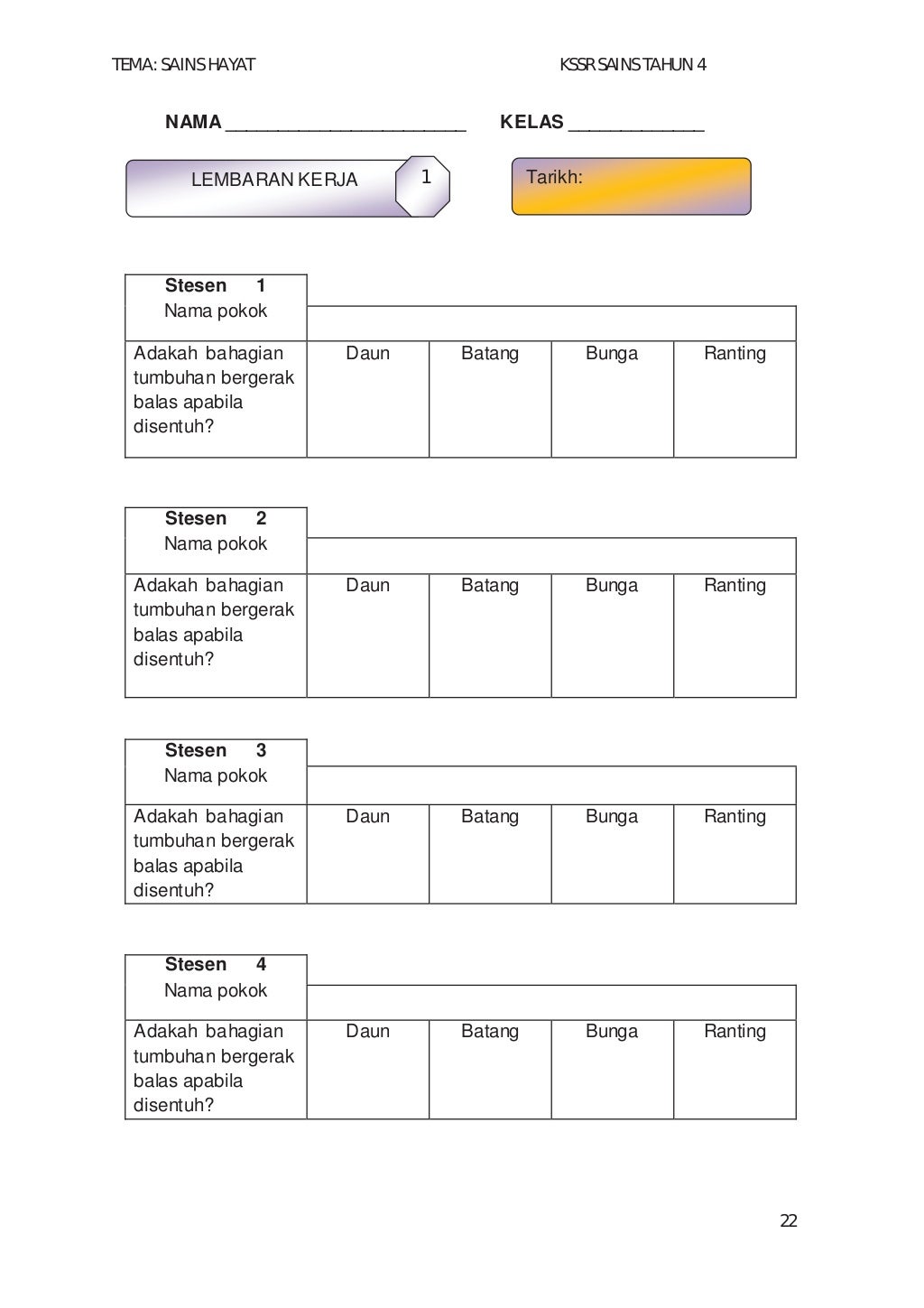 Modul PDP SAINS (VERSI BM ) TAHUN 4
