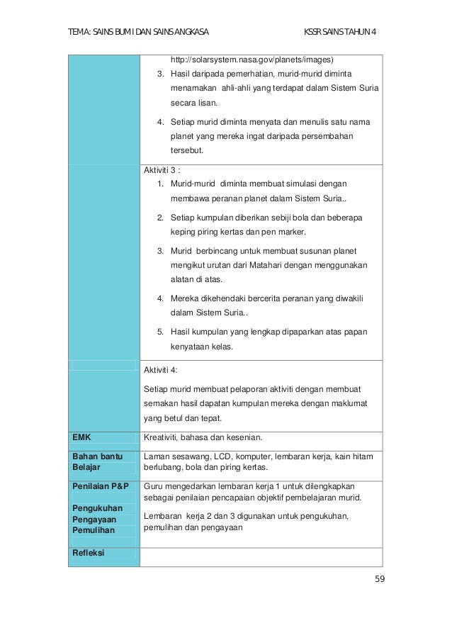 Modul Soalan Sains Tahun 4 - Kerja Kosl