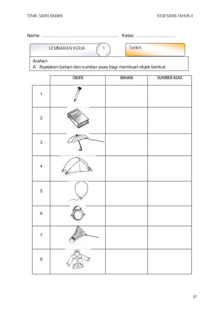 Modul Kssr Sains Tahun 4