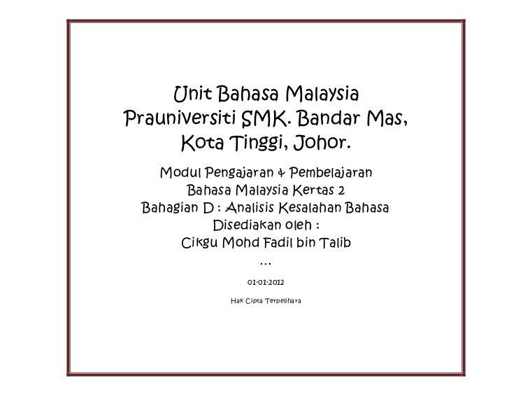 Nota Bahasa Melayu Stpm Sem 2 Pdf