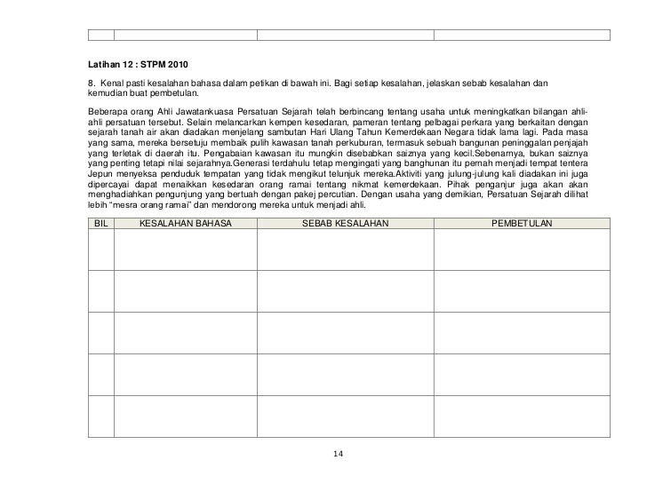 Modul Pdp Bahagian D Bm 2 Analisis Kesalahan Bahasa