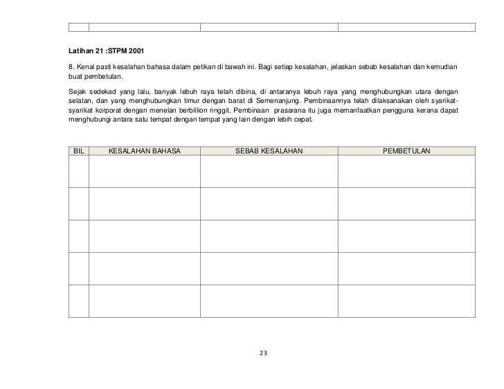 Modul Pdp Bahagian D Bm 2 Analisis Kesalahan Bahasa
