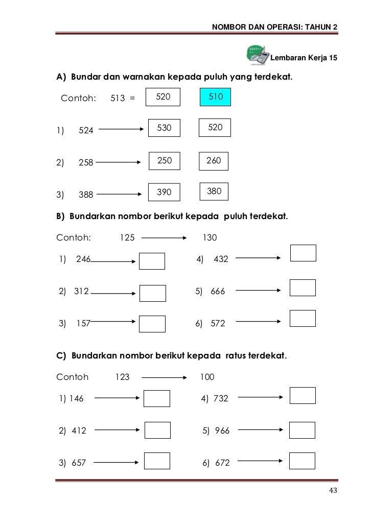 Modul p&p matematik nombor dan operasi thn 2