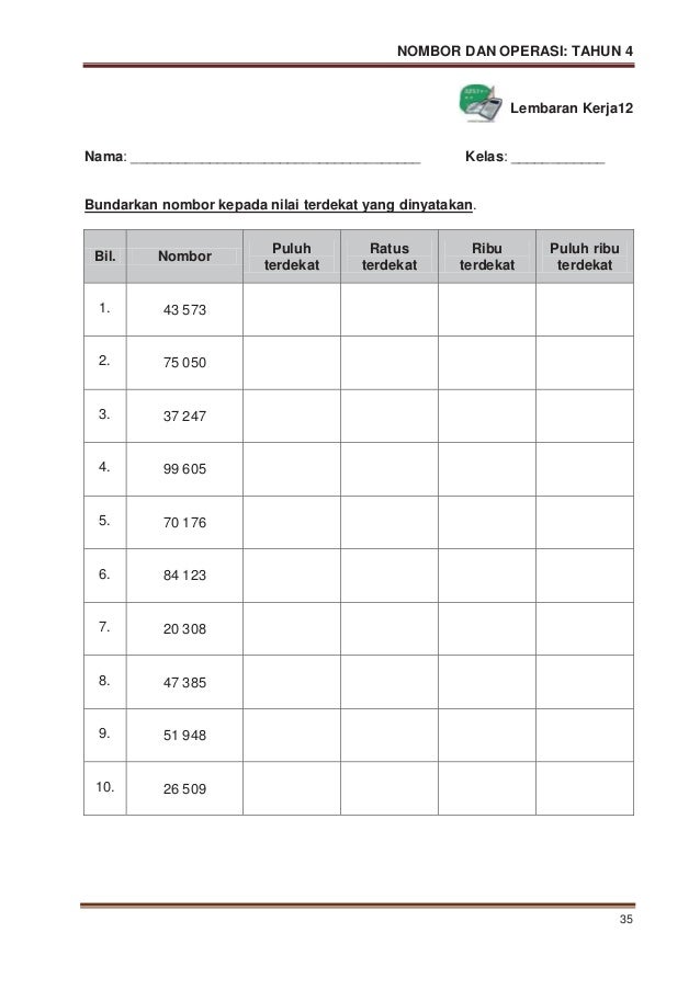 Modul p&p matematik tahun 4 (kssr)