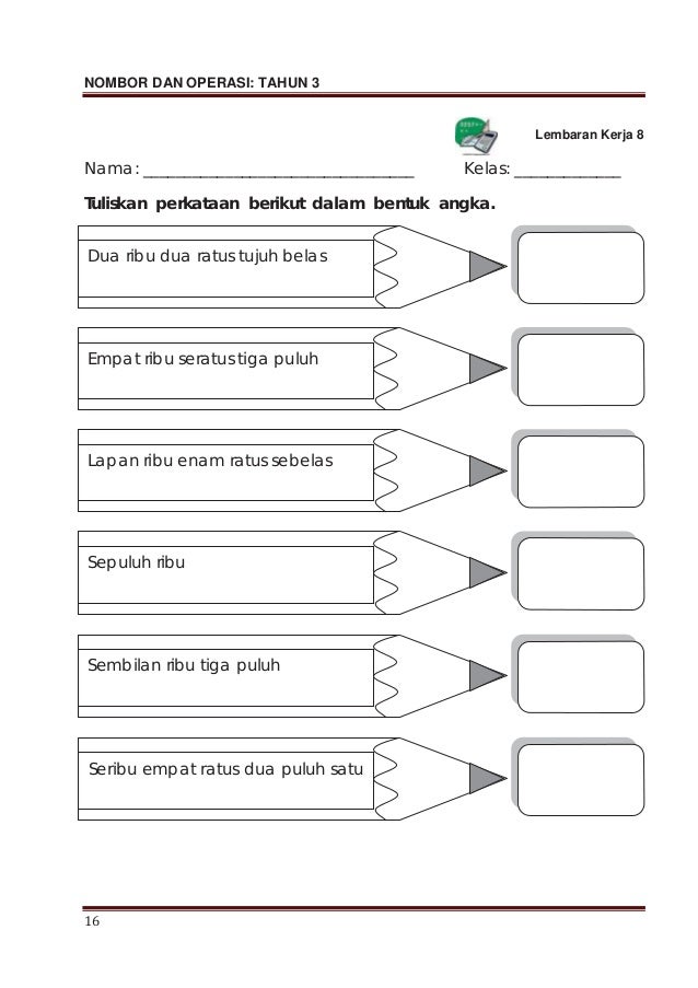 Modul p&p nombor dan operasi tahun 3