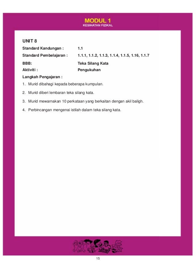 MODUL PENDIDIKAN KESIHATAN TAHUN 4