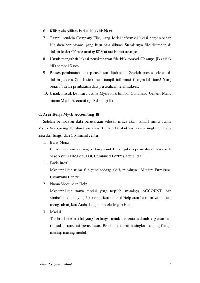 Modul praktikum akuntansi komputer Modul praktikum akuntansi komputer