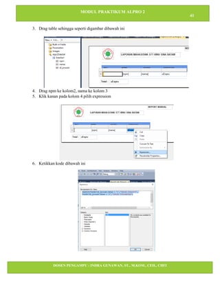 Modul Praktikum Algoritma dan Pemrograman Visual Basic net | PDF
