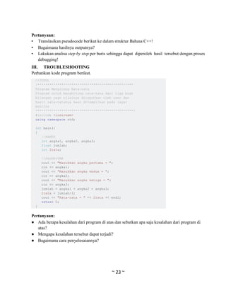 [Module] algorithm and programming | PDF