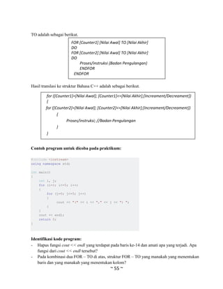 [Module] algorithm and programming | PDF