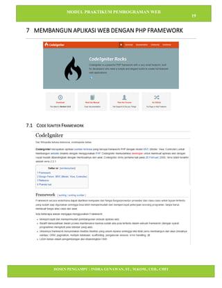 Modul praktikum Pemrograman Frontend dengan Code Igniter dan Bootstrap ...