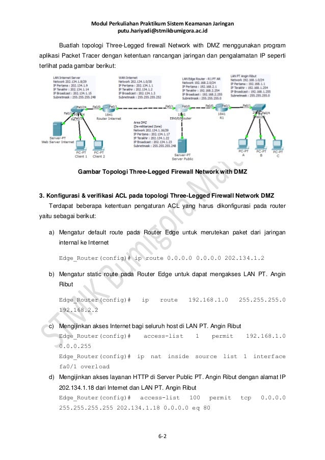 Modul Praktikum Sistem Keamanan Jaringan Stmik Bumigora Versi 10