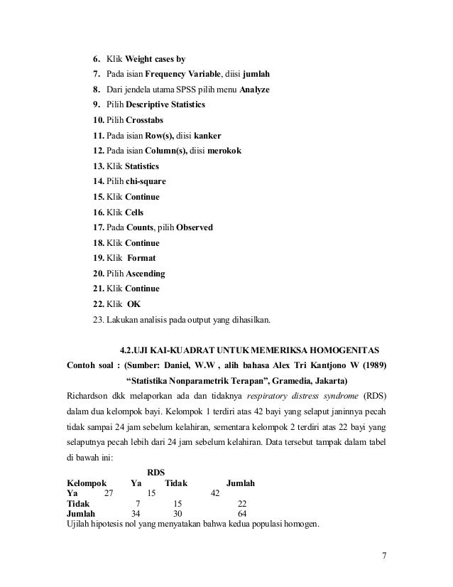 Praktikum Statistik Nonparametrik Universitas Diponegoro 
