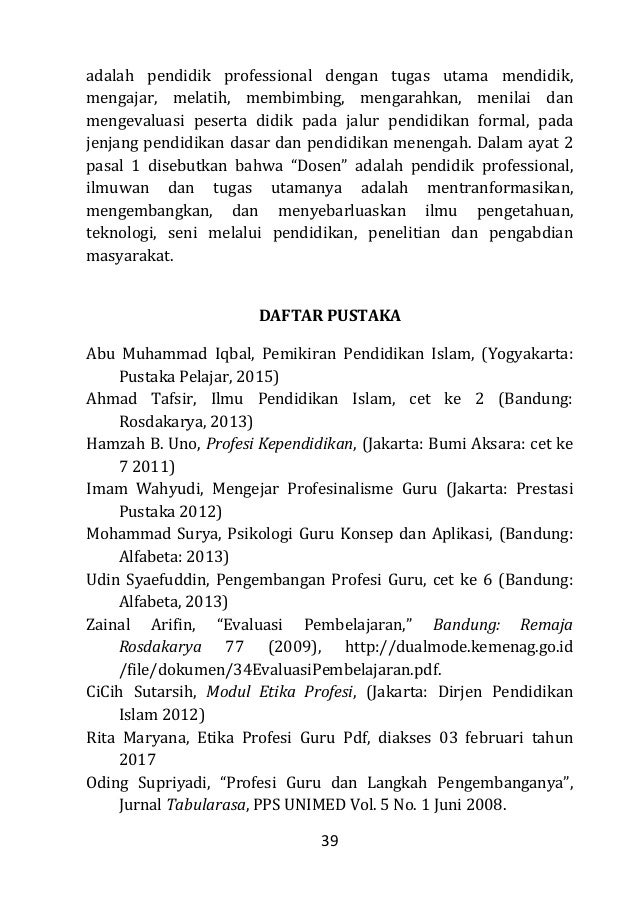 Modul Profesi Keguruan Islam