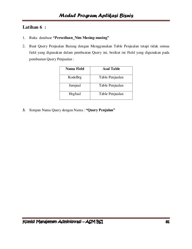 Aplikasi Bisnis