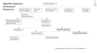 Proteinuria Algorithm Management modul diskusi topik proteinuria 2022pptx | PPTX