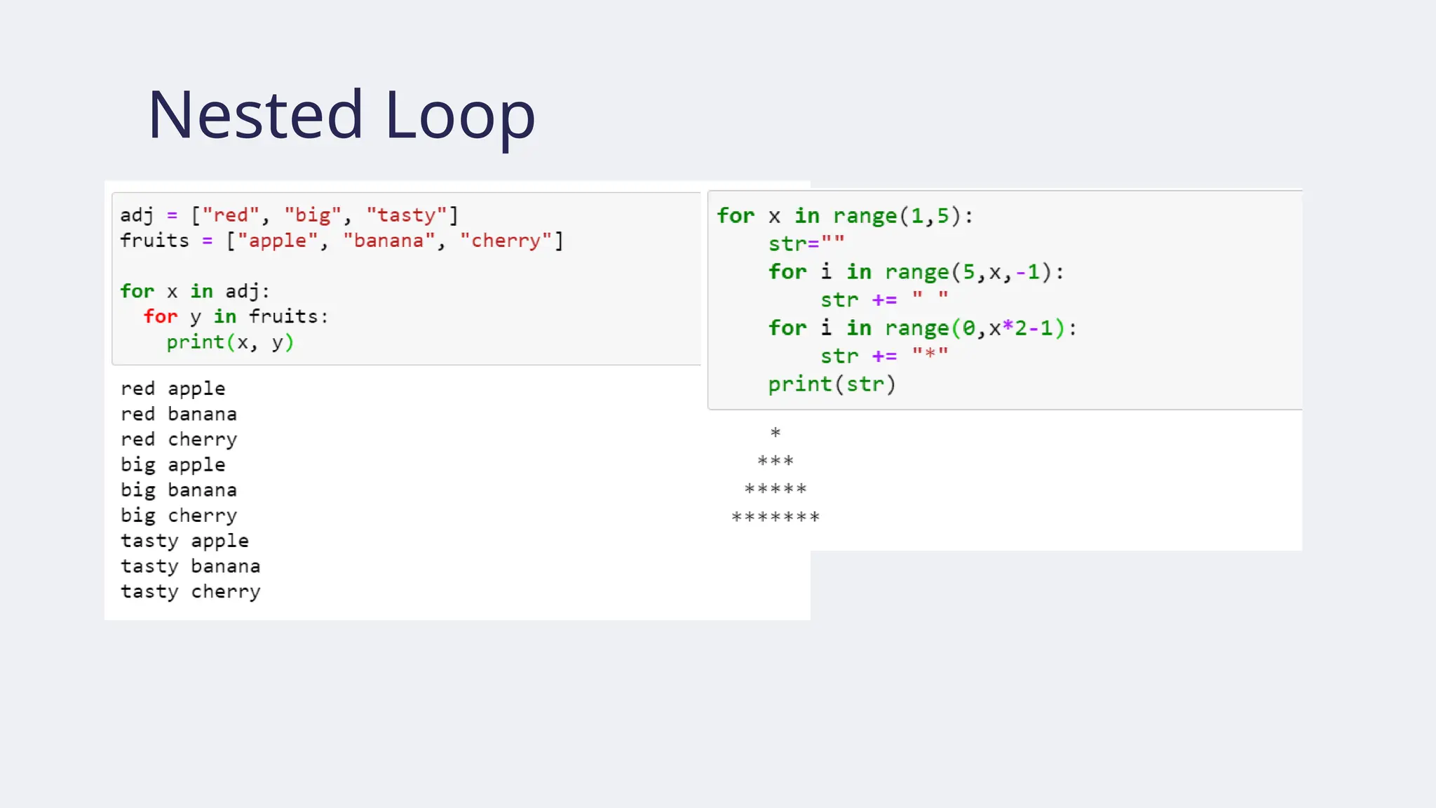 Nested Loop
 