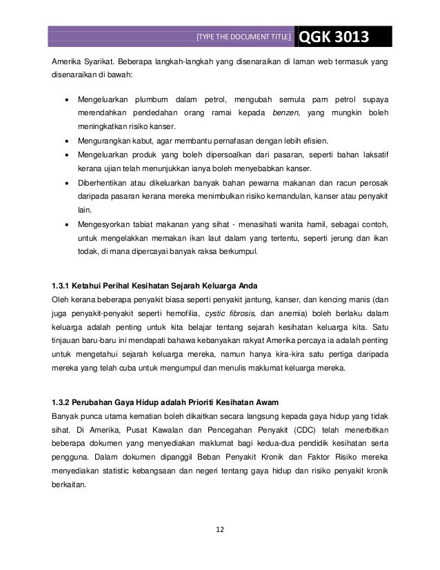 Modul Pembelajaran Kesihatan Dan Kesejahteraan