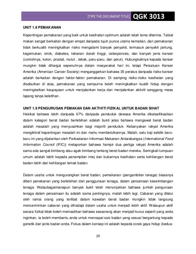 Modul Pembelajaran Kesihatan dan Kesejahteraan Modul Pembelajaran Kesihatan dan Kesejahteraan