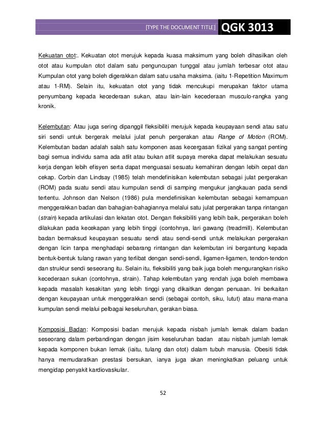 Modul Pembelajaran Kesihatan dan Kesejahteraan Modul Pembelajaran Kesihatan dan Kesejahteraan