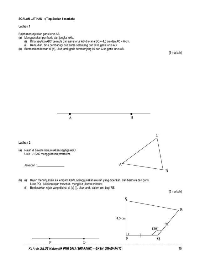 Modul rakit 2013 pmr (smadata) | PDF
