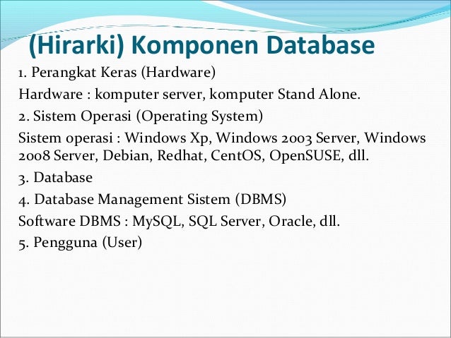 Modul basis data (database)