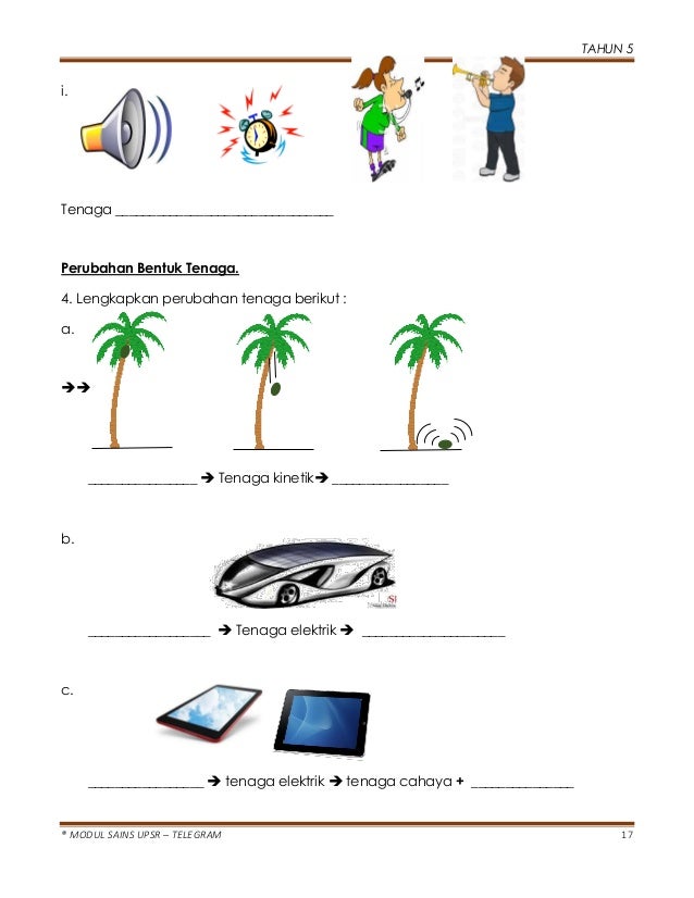 Modul Sains Upsr Tahun 5