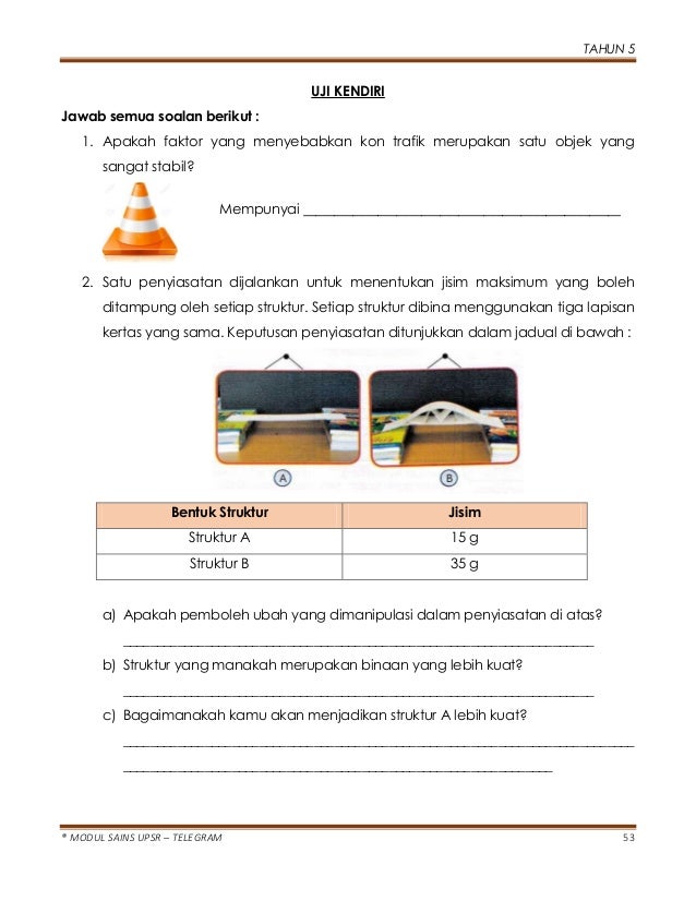 Modul sains upsr tahun 5