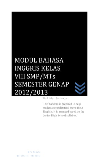 Modul Semester Genap Kelas Viii 2013