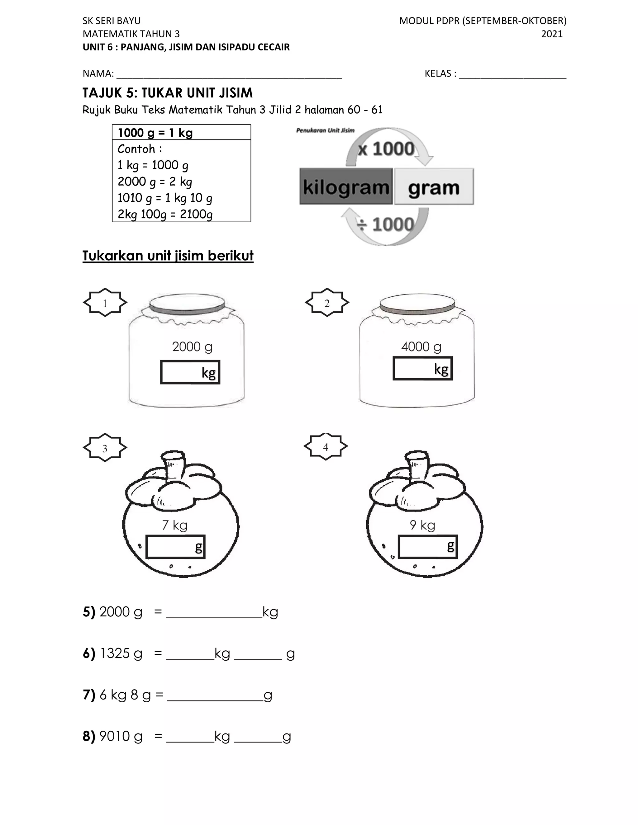 Modul sept okt tahun 3 | PDF