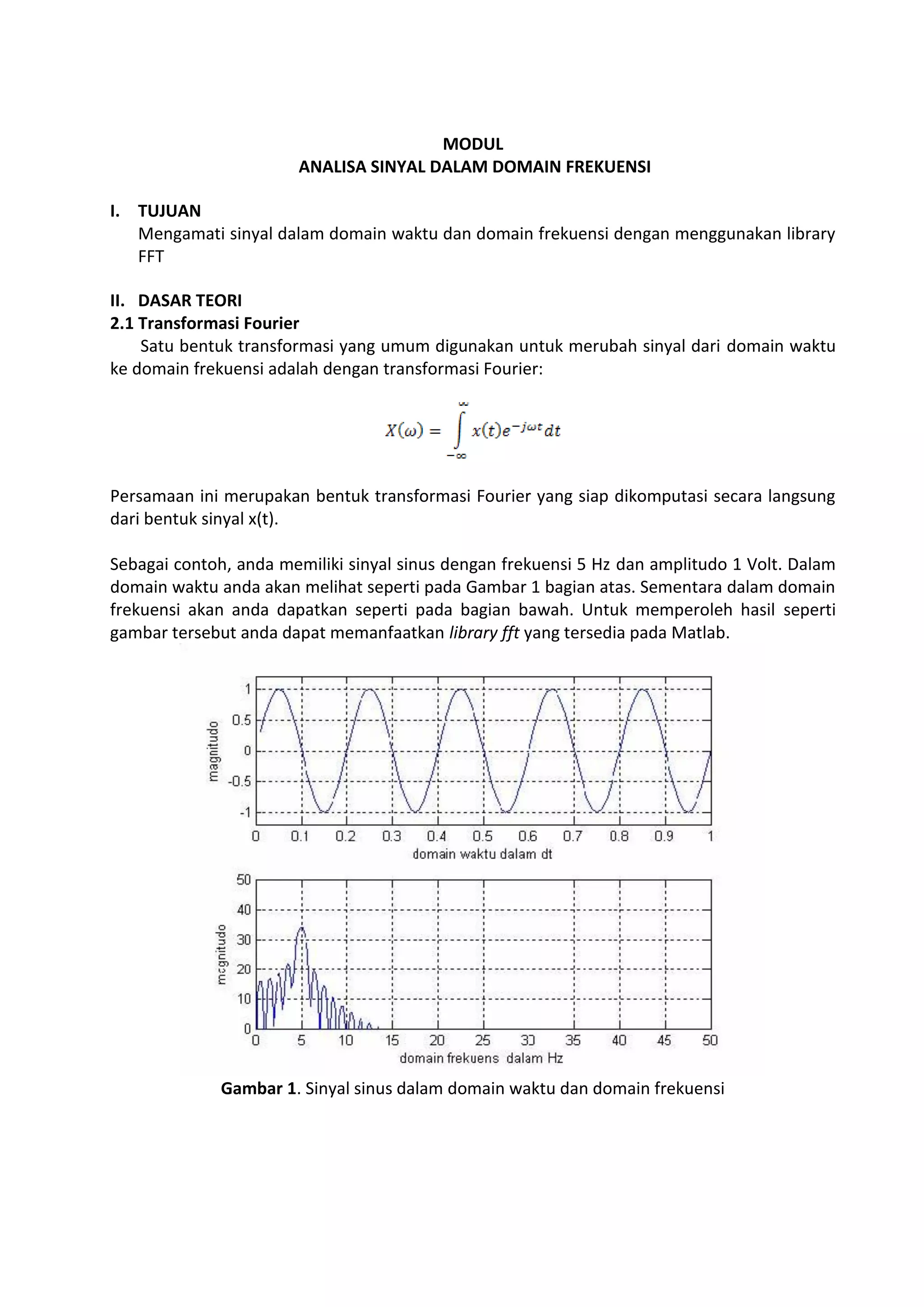 Module Frekuensi Modul sinyal frekuensi | PDF