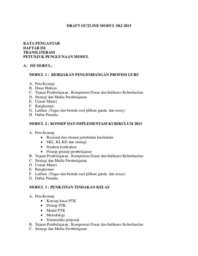 Modul ski
