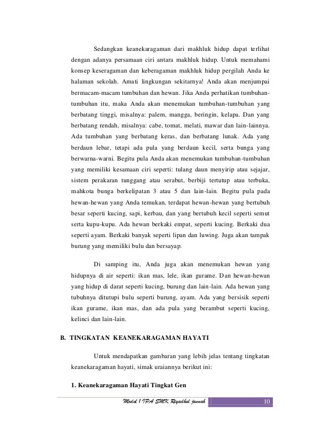 Soal Ipa Kelas 10 Bab Gejala Alam Biotik Dan Abiotik