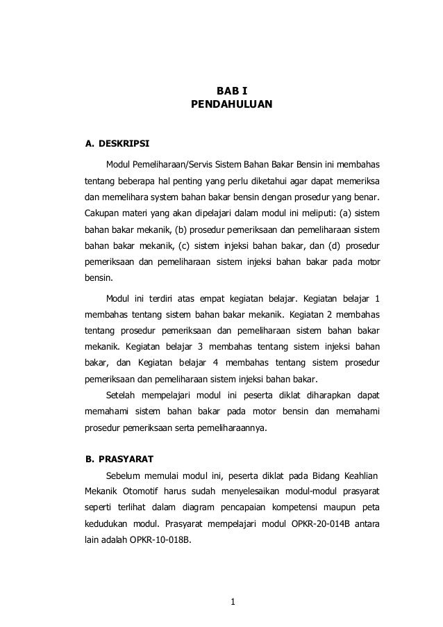 modul smk pemeliharaan servis sistem bahan bakar bensin modul smk pemeliharaan servis sistem bahan bakar bensin