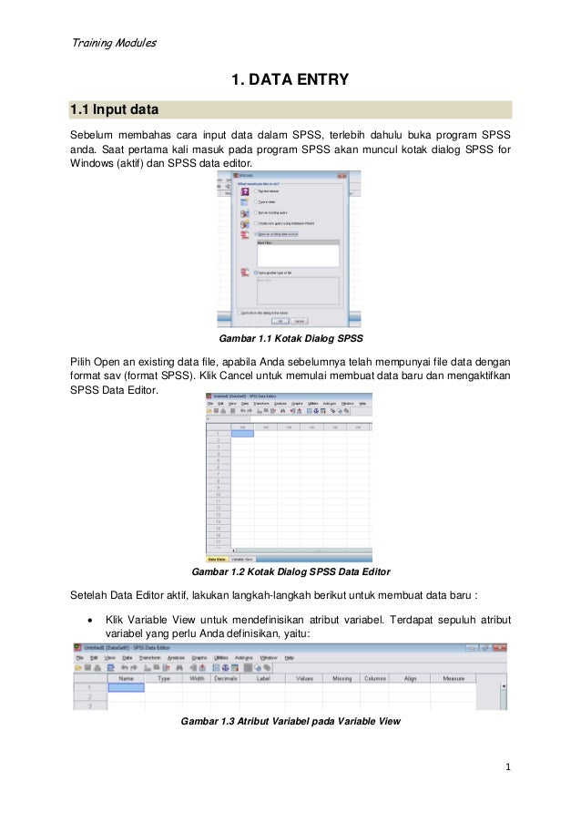Modul Statistik Spss