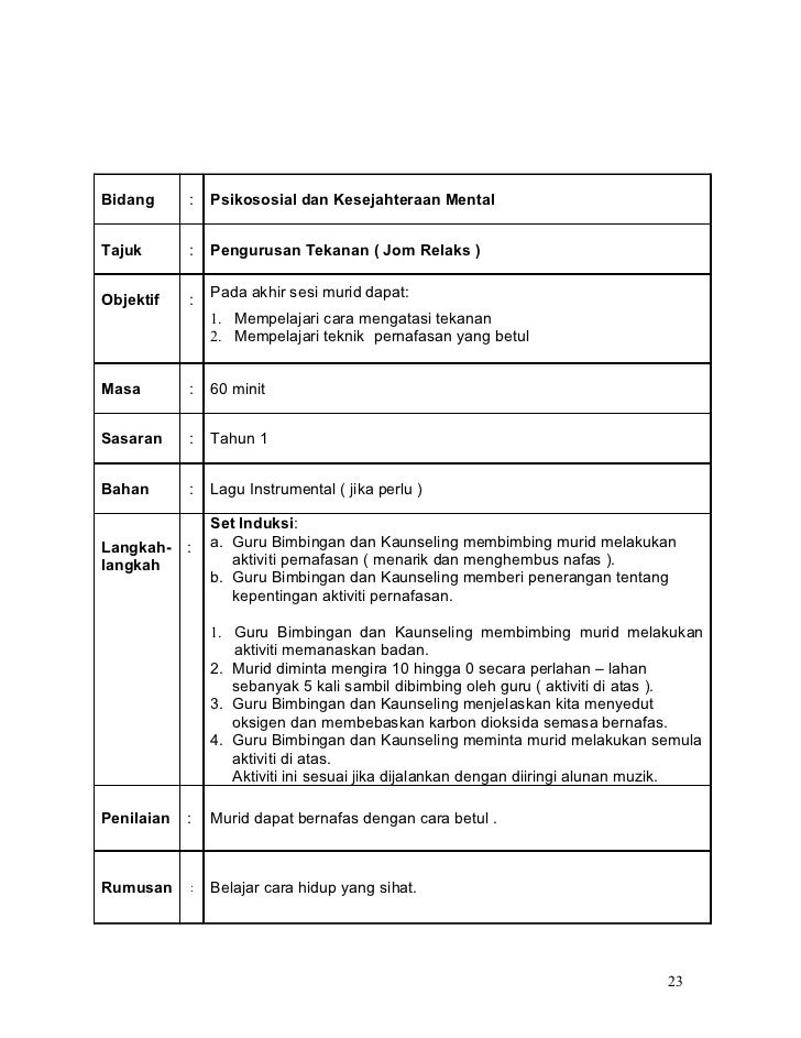 Modul Aktiviti Kaunseling Kelompok Scholleys