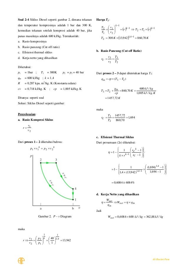 18++ Contoh soal siklus diesel ideas